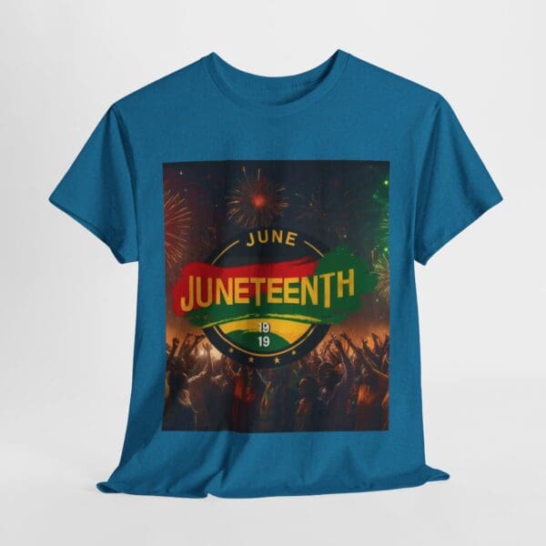 Juneteenth Celebration Unisex Heavy Cotton Tee Juneteenth: The Spirit of Liberation - Image 100
