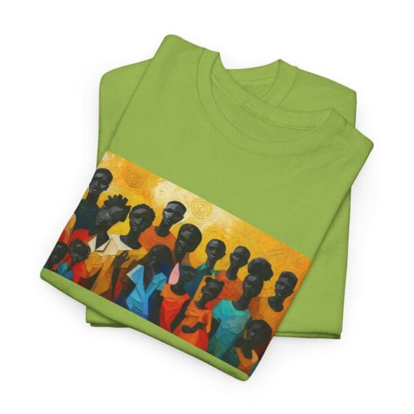 Cultural Unity Unisex Heavy Cotton Tee - Art Inspired Graphic Shirt "Bright Sun. Bold Spirit. Timeless Legacy." - Image 66