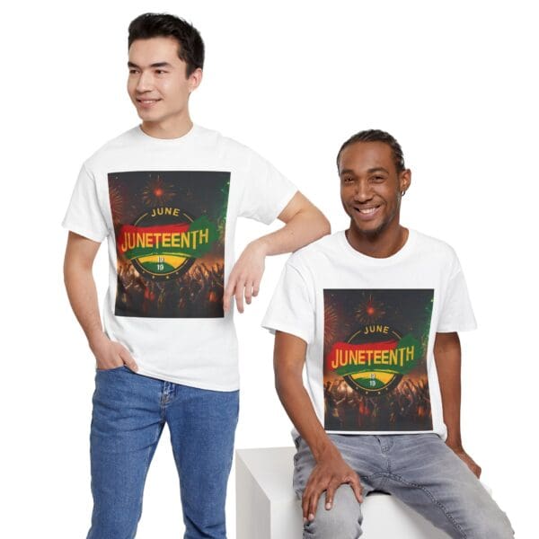 Juneteenth Celebration Unisex Heavy Cotton Tee Juneteenth: The Spirit of Liberation - Image 12