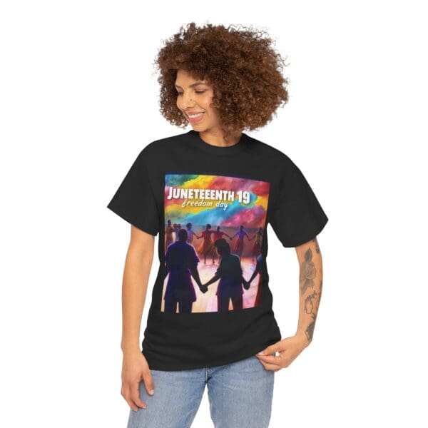 Juneteenth Celebration Tee, Unisex Heavy Cotton Shirt, Freedom Day Apparel, African American History T-Shirt, Comfortable Graphic Tee - Image 24