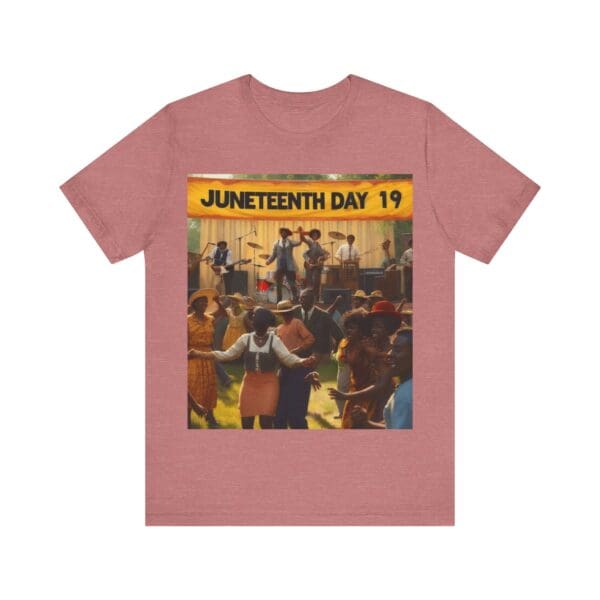 Juneteenth Celebration Tee, Unisex Short Sleeve T-Shirt for Freedom Day, Black History Month, Gift for Activists, Summer Wear, Vintage Style - Image 70