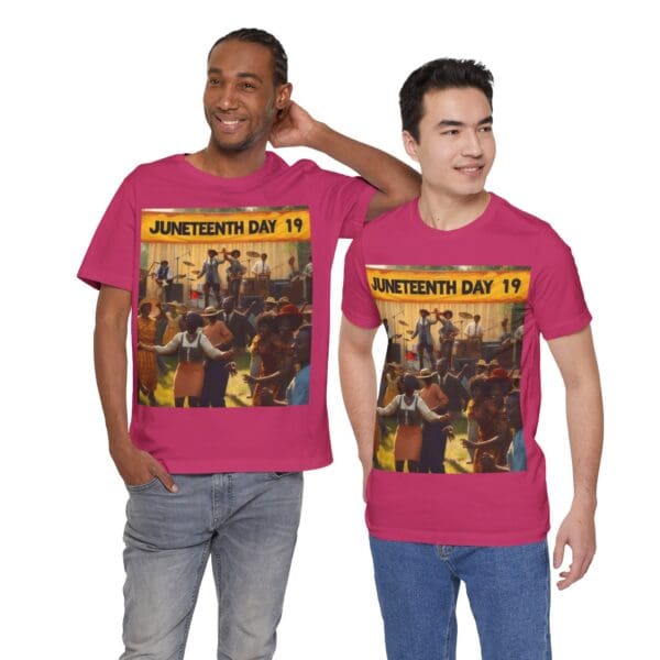 Juneteenth Celebration Tee, Unisex Short Sleeve T-Shirt for Freedom Day, Black History Month, Gift for Activists, Summer Wear, Vintage Style - Image 143
