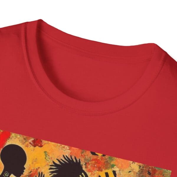 Artistic Dance Unisex Softstyle T-Shirt - Vibrant Culture Print "Symbols of the Past. Strength for the Future." - Image 114