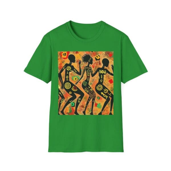 Artistic Dance Unisex Softstyle T-Shirt - Vibrant Culture Print "Symbols of the Past. Strength for the Future." - Image 64