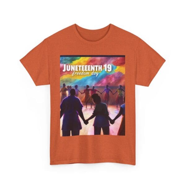 Juneteenth Celebration Tee, Unisex Heavy Cotton Shirt, Freedom Day Apparel, African American History T-Shirt, Comfortable Graphic Tee - Image 11