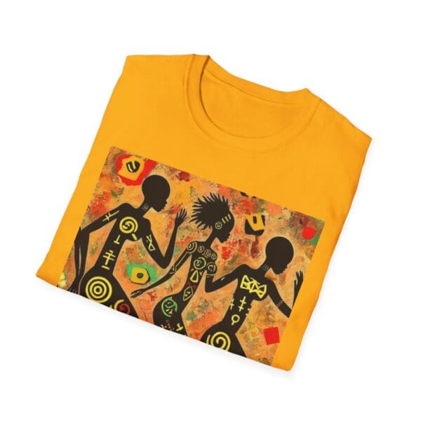 Artistic Dance Unisex Softstyle T-Shirt - Vibrant Culture Print "Symbols of the Past. Strength for the Future." - Image 28