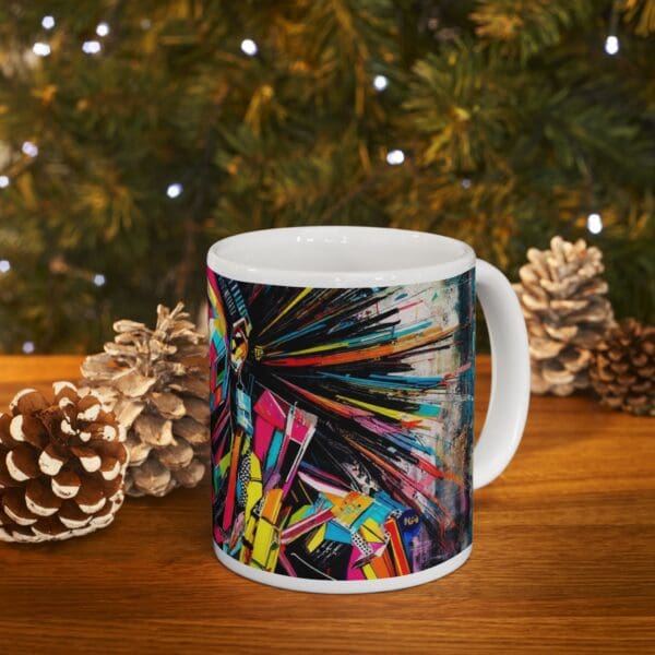 Colorful Artistic Ceramic Mug - 11oz & 15oz - Perfect for Coffee Lovers and Art Enthusiasts Heritage in Color - Image 10