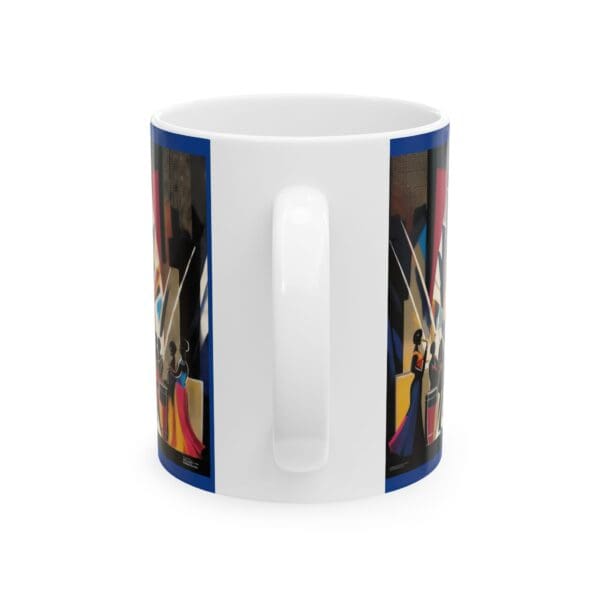 Vibrant Dance Scene Ceramic Mug - 11oz & 15oz Coffee Cup for Music Lovers - Image 2
