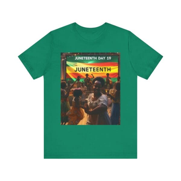 Juneteenth Celebration Tee, Unisex Jersey T-Shirt, Short Sleeve Graphic Tee, Black History Month Shirt, Family Reunion Apparel, Gift [...]"Juneteenth: Freedom Forever, Legacy Unbreakable." - Image 56