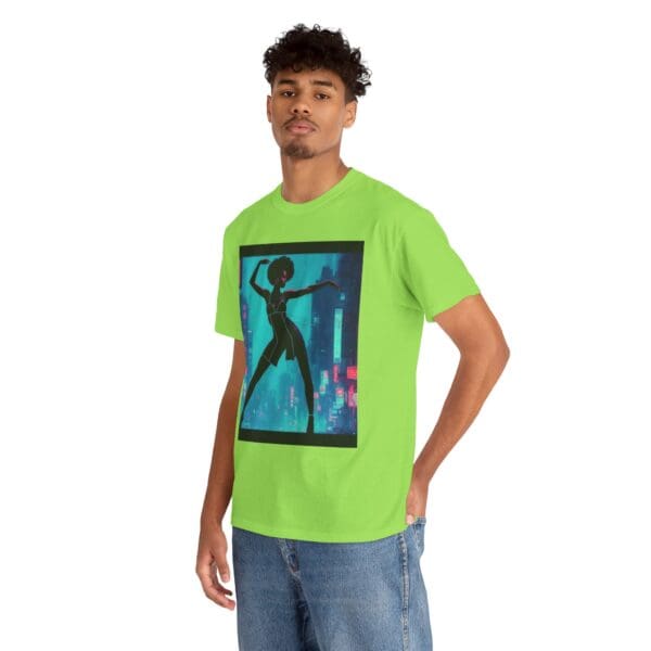 Empowerment Unisex Heavy Cotton Tee - Bold Urban Vibes "Black Joy in Motion. Strength in Every Step." - Image 41