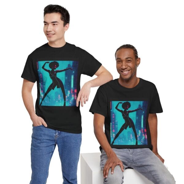 Empowerment Unisex Heavy Cotton Tee - Bold Urban Vibes "Black Joy in Motion. Strength in Every Step." - Image 15