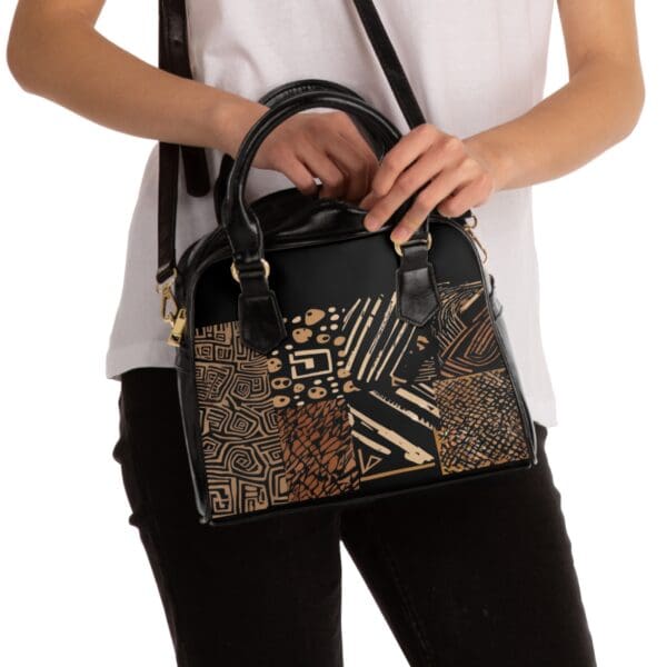 Stylish Geometric Shoulder Handbag - Perfect for Everyday & Special Occasions - Image 4