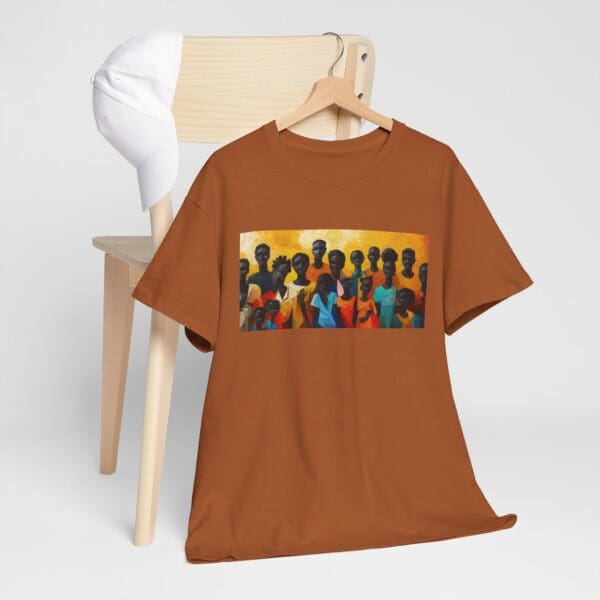 Cultural Unity Unisex Heavy Cotton Tee - Art Inspired Graphic Shirt "Bright Sun. Bold Spirit. Timeless Legacy." - Image 40