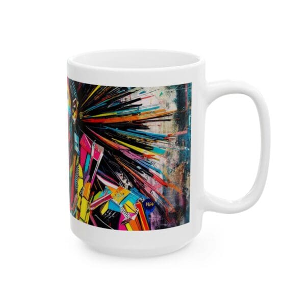 Colorful Artistic Ceramic Mug - 11oz & 15oz - Perfect for Coffee Lovers and Art Enthusiasts Heritage in Color - Image 14