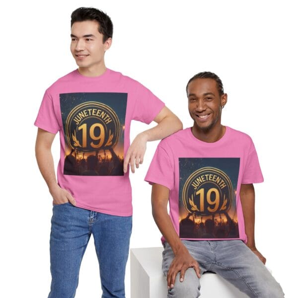 Juneteenth Celebration Unisex Heavy Cotton Tee June 19, 1865—The Truth Unfolds 💚 - Image 118