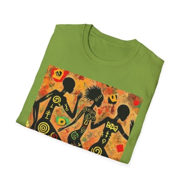 Artistic Dance Unisex Softstyle T-Shirt - Vibrant Culture Print "Symbols of the Past. Strength for the Future." - Image 51