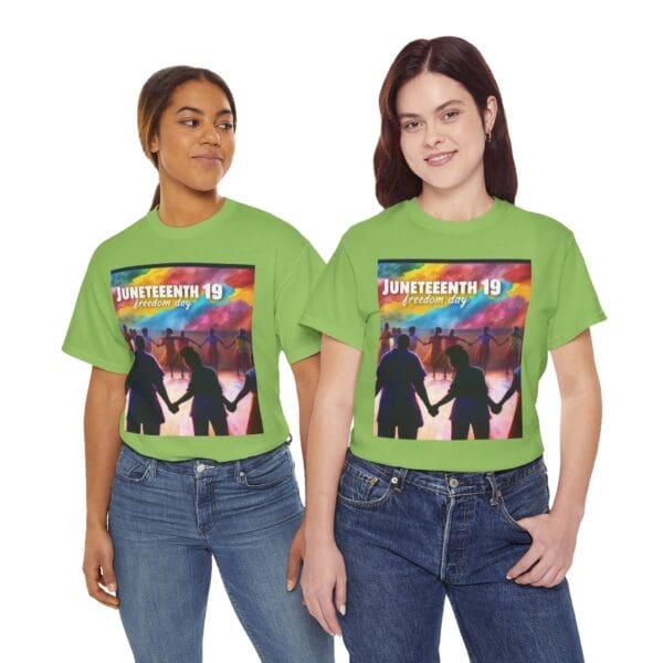 Juneteenth Celebration Tee, Unisex Heavy Cotton Shirt, Freedom Day Apparel, African American History T-Shirt, Comfortable Graphic Tee - Image 78