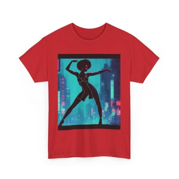 Empowerment Unisex Heavy Cotton Tee - Bold Urban Vibes "Black Joy in Motion. Strength in Every Step." - Image 82