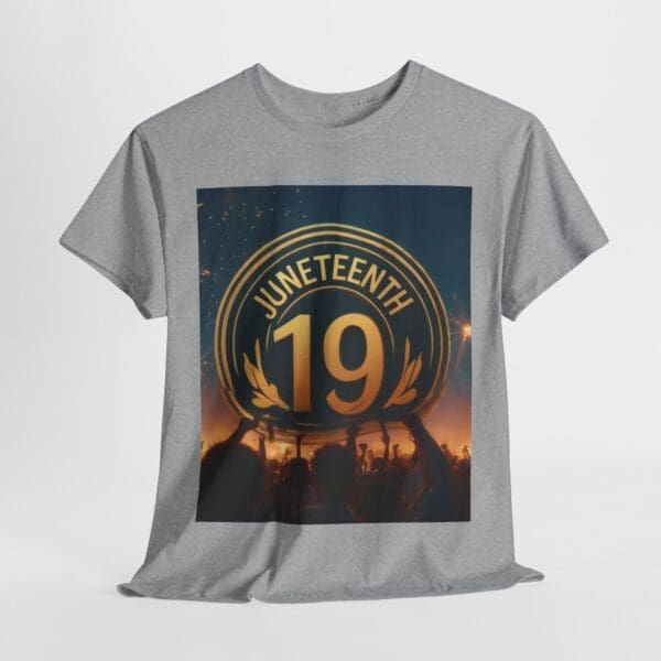 Juneteenth Celebration Unisex Heavy Cotton Tee June 19, 1865—The Truth Unfolds 💚 - Image 26