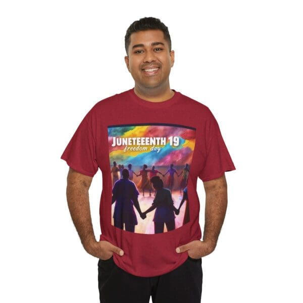 Juneteenth Celebration Tee, Unisex Heavy Cotton Shirt, Freedom Day Apparel, African American History T-Shirt, Comfortable Graphic Tee - Image 105