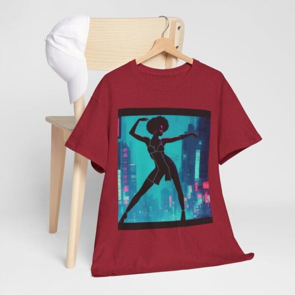 Empowerment Unisex Heavy Cotton Tee - Bold Urban Vibes "Black Joy in Motion. Strength in Every Step." - Image 93