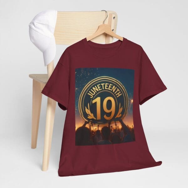 Juneteenth Celebration Unisex Heavy Cotton Tee June 19, 1865—The Truth Unfolds 💚 - Image 137