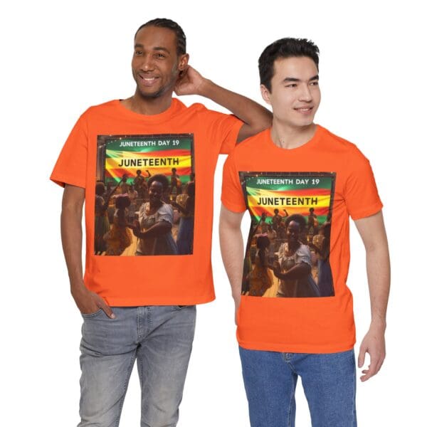 Juneteenth Celebration Tee, Unisex Jersey T-Shirt, Short Sleeve Graphic Tee, Black History Month Shirt, Family Reunion Apparel, Gift [...]"Juneteenth: Freedom Forever, Legacy Unbreakable." - Image 19