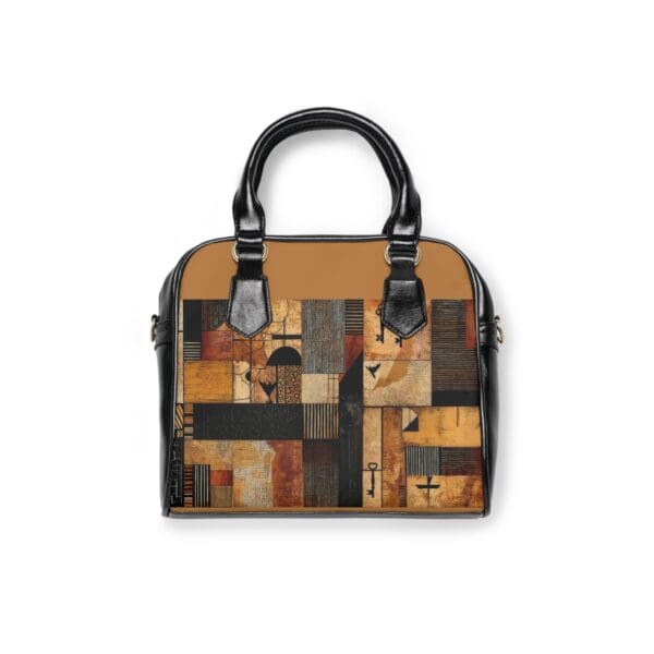 Stylish Geometric Shoulder Handbag - Trendy and Unique Accessory for Everyday Use