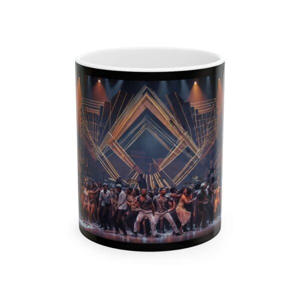 Vibrant Dance-Themed Ceramic Mug – Perfect for Performance Lovers