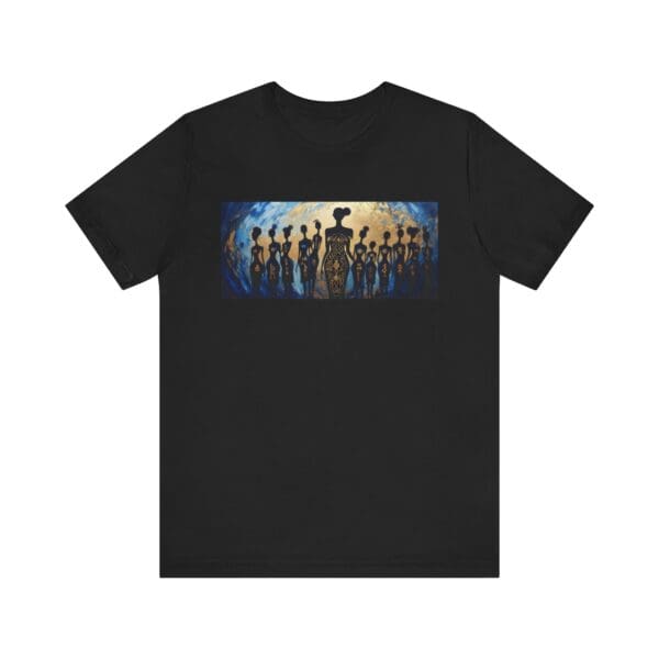 Artistic Unisex Jersey Tee - Colorful Silhouette Design - Image 19