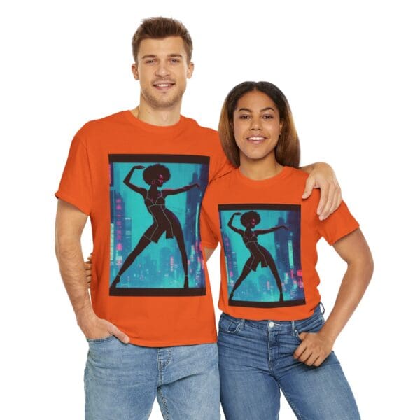 Empowerment Unisex Heavy Cotton Tee - Bold Urban Vibes "Black Joy in Motion. Strength in Every Step." - Image 34
