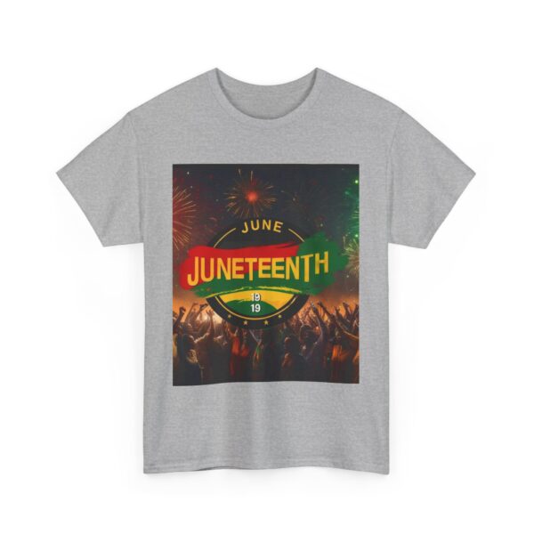 Juneteenth Celebration Unisex Heavy Cotton Tee Juneteenth: The Spirit of Liberation - Image 39