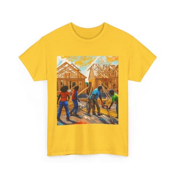 Inspirational Construction Worker Tee - Unisex Heavy Cotton Shirt - Image 45