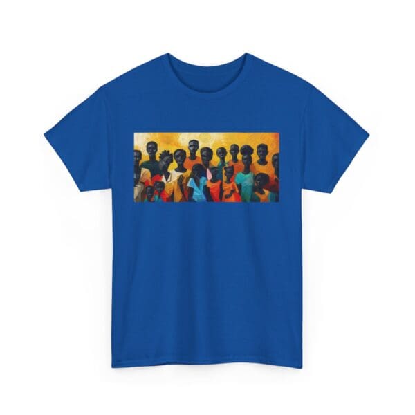 Cultural Unity Unisex Heavy Cotton Tee - Art Inspired Graphic Shirt "Bright Sun. Bold Spirit. Timeless Legacy." - Image 82