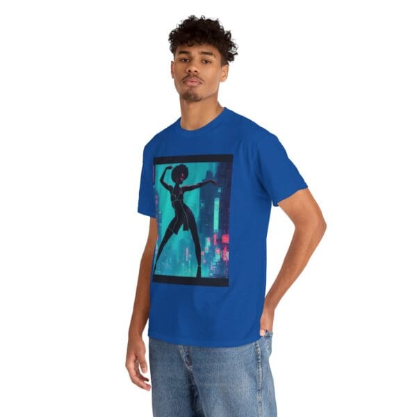 Empowerment Unisex Heavy Cotton Tee - Bold Urban Vibes "Black Joy in Motion. Strength in Every Step." - Image 60