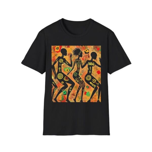 Artistic Dance Unisex Softstyle T-Shirt - Vibrant Culture Print "Symbols of the Past. Strength for the Future." - Image 17