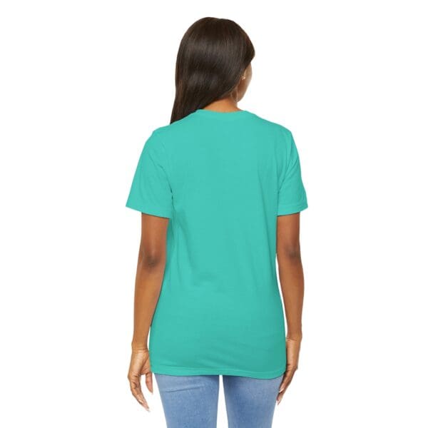 Artistic Unisex Jersey Tee - Colorful Silhouette Design - Image 59
