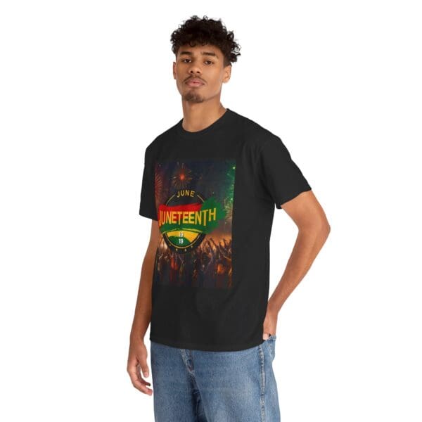 Juneteenth Celebration Unisex Heavy Cotton Tee Juneteenth: The Spirit of Liberation - Image 32