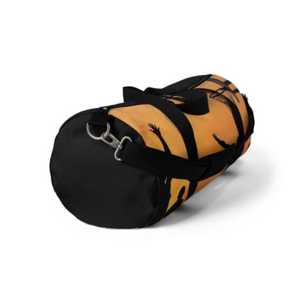 Hoops Duffel Bag - Basketball Silhouette Design for Sport Lovers 🏀 “Dusk Falls. Legends Rise.” - Image 7