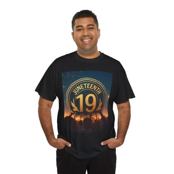 Juneteenth Celebration Unisex Heavy Cotton Tee June 19, 1865—The Truth Unfolds 💚 - Image 18
