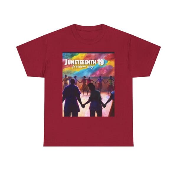 Juneteenth Celebration Tee, Unisex Heavy Cotton Shirt, Freedom Day Apparel, African American History T-Shirt, Comfortable Graphic Tee - Image 110