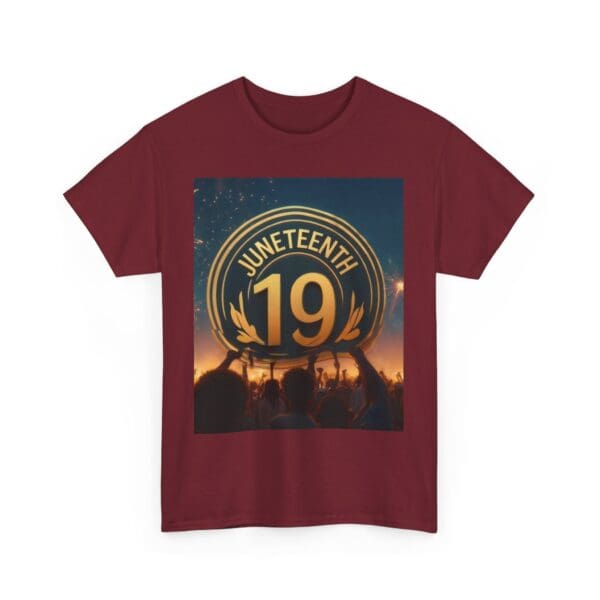 Juneteenth Celebration Unisex Heavy Cotton Tee June 19, 1865—The Truth Unfolds 💚 - Image 134