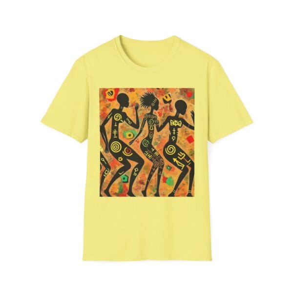 Artistic Dance Unisex Softstyle T-Shirt - Vibrant Culture Print "Symbols of the Past. Strength for the Future." - Image 40
