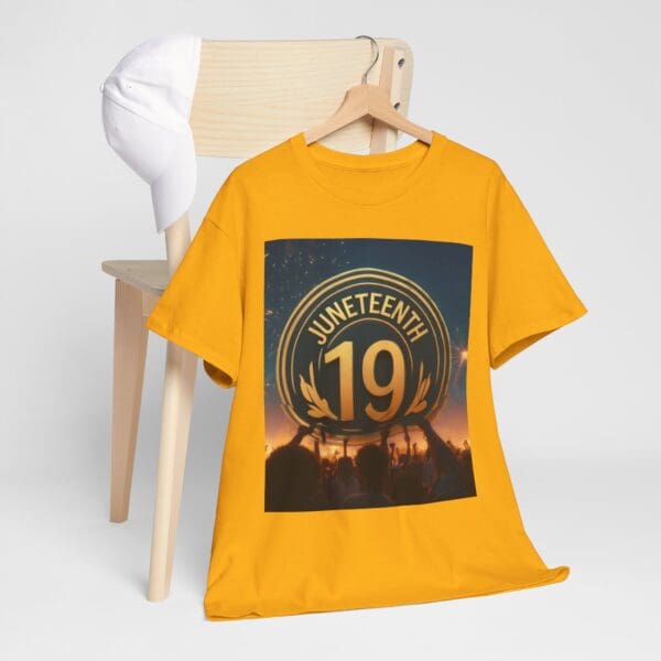Juneteenth Celebration Unisex Heavy Cotton Tee June 19, 1865—The Truth Unfolds 💚 - Image 37