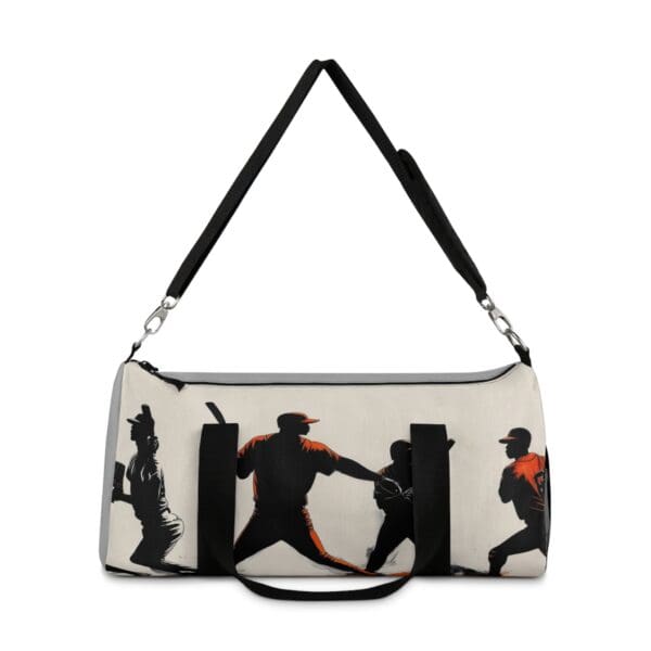 Sporty Baseball Duffel Bag for Athletes - Perfect for Gym, Travel, and Events  Gear up. Step up. Play big. Built for the hustle - Image 2