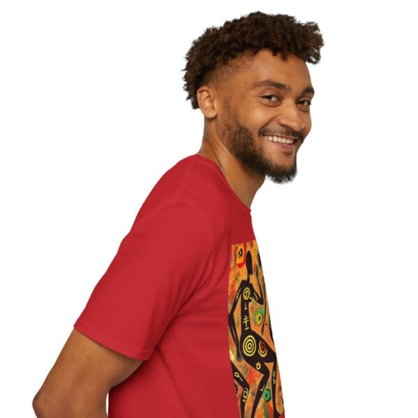 Artistic Dance Unisex Softstyle T-Shirt - Vibrant Culture Print "Symbols of the Past. Strength for the Future." - Image 118