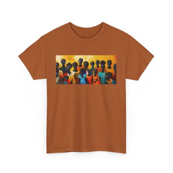 Cultural Unity Unisex Heavy Cotton Tee - Art Inspired Graphic Shirt "Bright Sun. Bold Spirit. Timeless Legacy." - Image 38