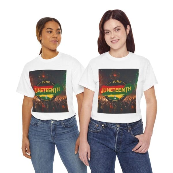 Juneteenth Celebration Unisex Heavy Cotton Tee Juneteenth: The Spirit of Liberation - Image 11