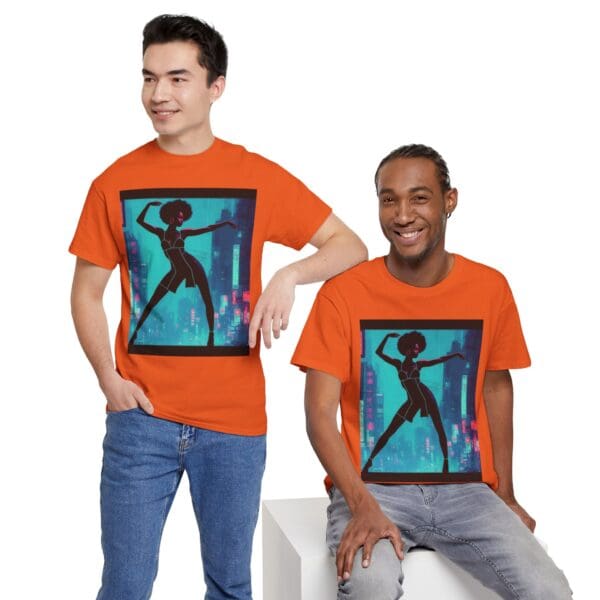 Empowerment Unisex Heavy Cotton Tee - Bold Urban Vibes "Black Joy in Motion. Strength in Every Step." - Image 35