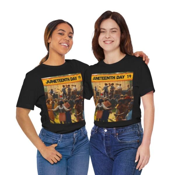 Juneteenth Celebration Tee, Unisex Short Sleeve T-Shirt for Freedom Day, Black History Month, Gift for Activists, Summer Wear, Vintage Style - Image 34